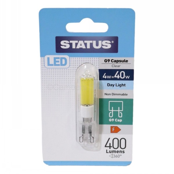 Status LED Light Bulb G9 Capsule 4w/40w Cambers Country Store